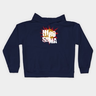 Hiroshima. Never Again. Kids Hoodie